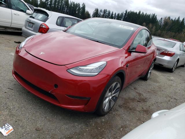 TESLA MODEL Y 2021 with VIN 5YJYGAEE2MF285977 - Photo from auction