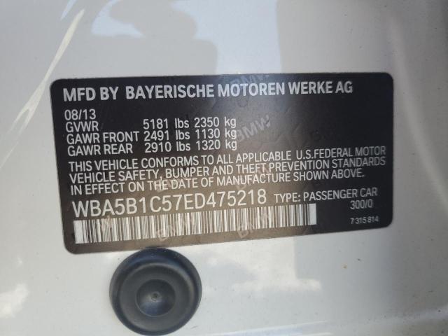 Photo 12 from auction – 2014 BMW 535 I with VIN WBA5B1C57ED475218