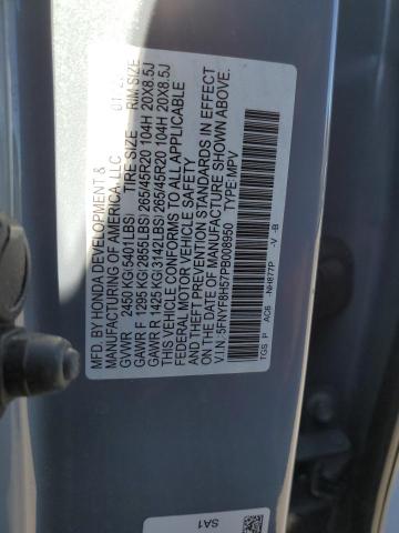 Photo 14 from auction – 2023 HONDA PASSPORT E with VIN 5FNYF8H57PB008950