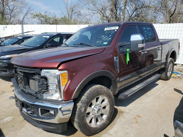 FORD F250 SUPER 2017 with VIN 1FT7W2BT3HEE54239 - Photo from auction
