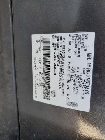 Foto 13 de la subasta – 2017 FORD EXPLORER X con VIN 1FM5K7D88HGB20541