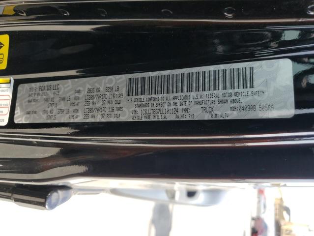 Photo 14 from auction – 2020 JEEP GLADIATOR with VIN 1C6JJTBG7LL101124