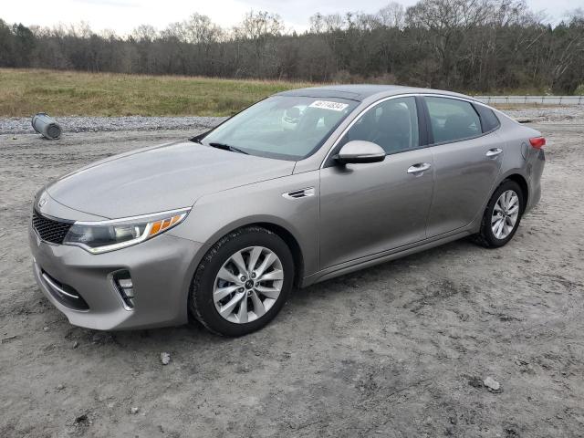 KIA OPTIMA EX 2018 with VIN 5XXGU4L38JG214704 - Photo from auction