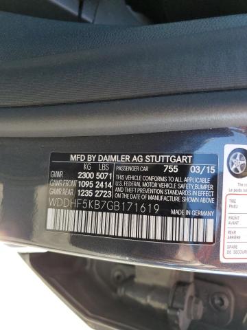 Photo 12 from auction – 2016 MERCEDES-BENZ E 350 with VIN WDDHF5KB7GB171619