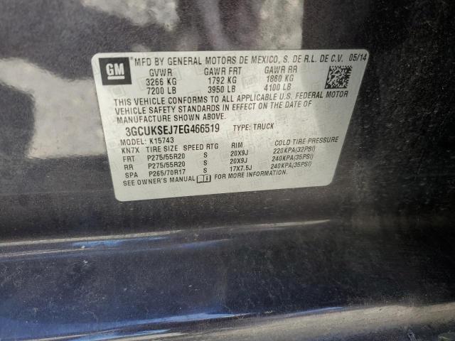 Photo 12 from auction – 2014 CHEVROLET SILVERADO with VIN 3GCUKSEJ7EG466519