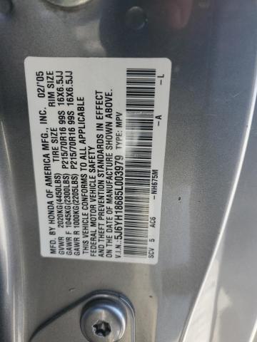Zdjęcie 12 z aukcji – 2005 HONDA ELEMENT EX z VIN 5J6YH18685L003979