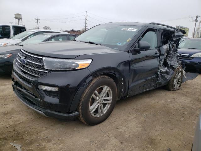 FORD EXPLORER X 2022 with VIN 1FMSK8DH9NGA52027 - Photo from auction