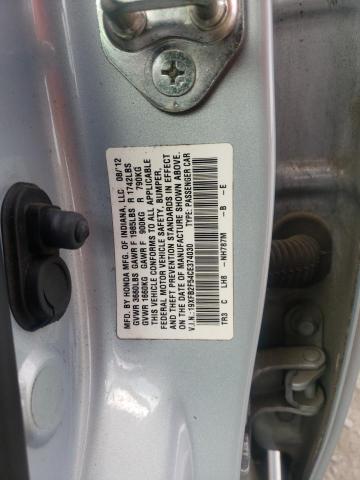 Photo 12 from auction – 2012 HONDA CIVIC LX with VIN 19XFB2F54CE374030
