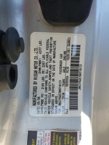 Photo 12 from auction – 2006 INFINITI G35 with VIN JNKCV54E76M718131