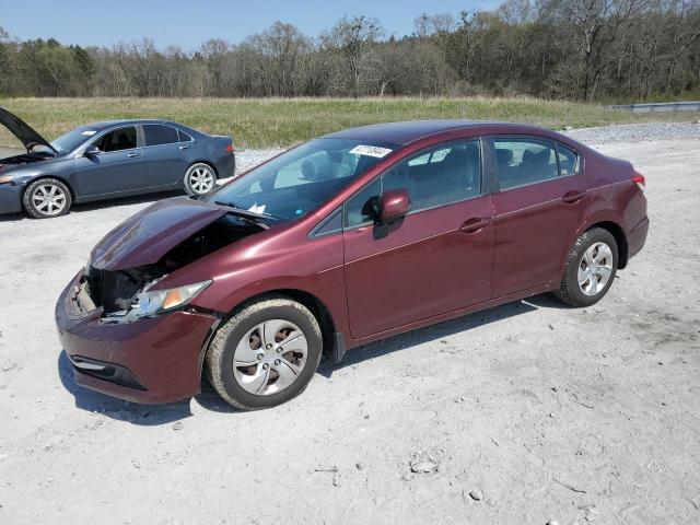 HONDA CIVIC LX 2013 with VIN 2HGFB2F53DH523910 - Photo from auction