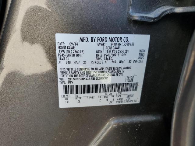 Photo 14 from auction – 2014 FORD EDGE LIMIT with VIN 2FMDK3KC5EBB28532