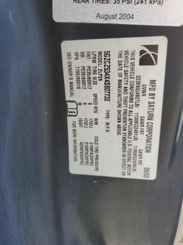 Photo 12 from auction – 2004 SATURN VUE with VIN 5GZCZ534X4S807732