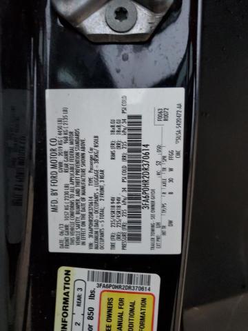 Photo 12 from auction – 2013 FORD FUSION SE with VIN 3FA6P0HR2DR370614