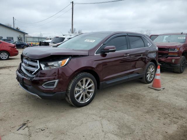 FORD EDGE TITAN 2018 with VIN 2FMPK4K94JBC30714 - Photo from auction
