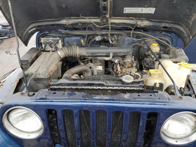 Photo 11 from auction – 2000 JEEP WRANGLER / with VIN 1J4FA49SXYP765071