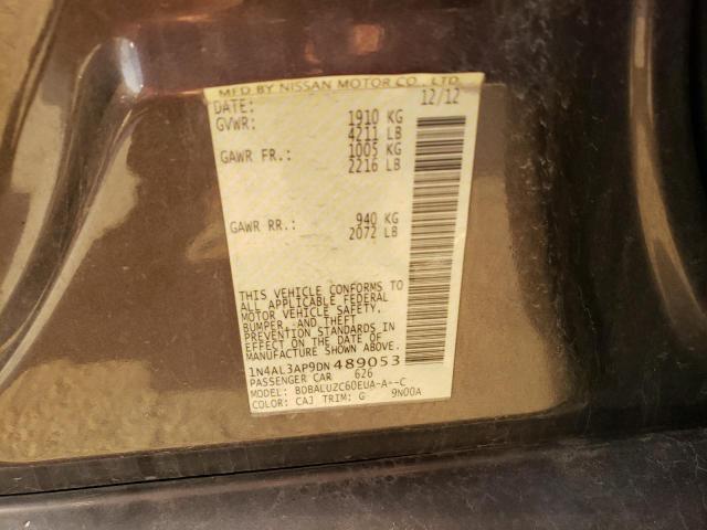 Photo 12 from auction – 2013 NISSAN ALTIMA 2.5 with VIN 1N4AL3AP9DN489053