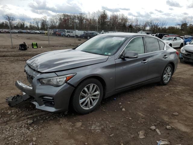 INFINITI Q50 BASE 2015 with VIN JN1BV7AR4FM419876 - Photo from auction