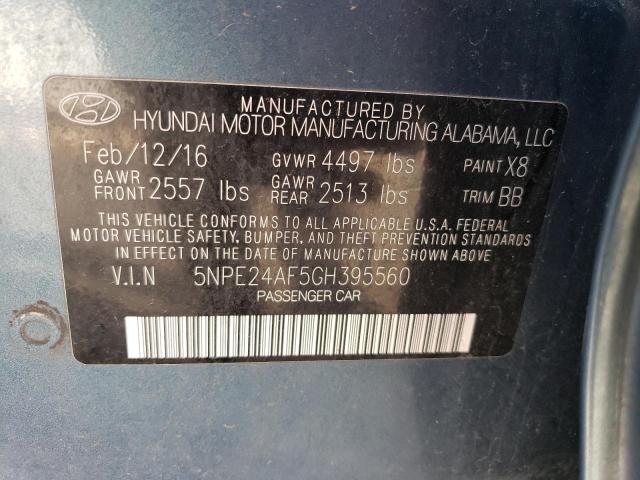 Photo 13 from auction – 2016 HYUNDAI SONATA SE with VIN 5NPE24AF5GH395560