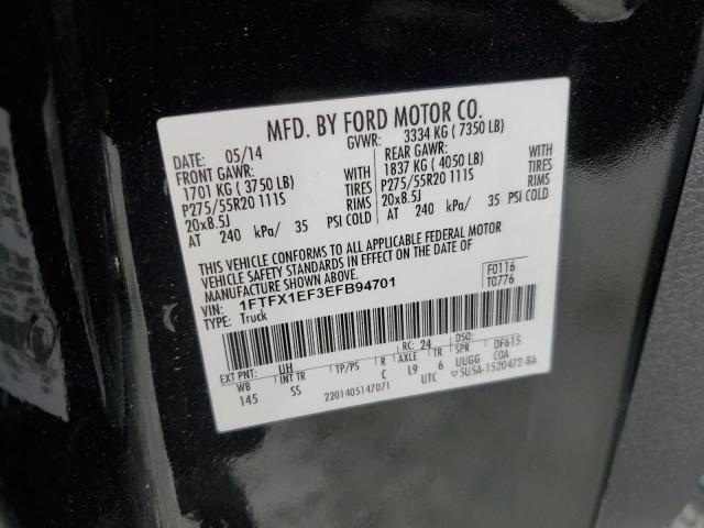 Photo 12 from auction – 2014 FORD F150 SUPER with VIN 1FTFX1EF3EFB94701