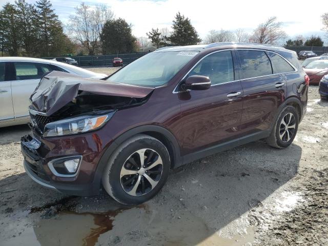 KIA SORENTO EX 2016 with VIN 5XYPH4A56GG182736 - Photo from auction