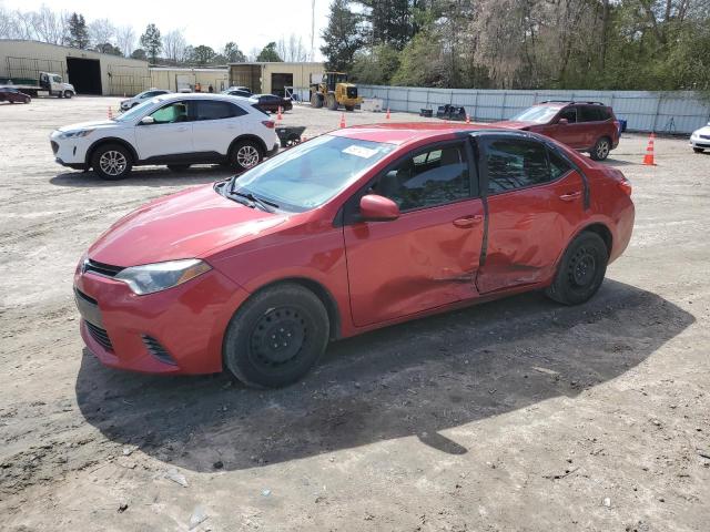 TOYOTA COROLLA L 2016 with VIN 2T1BURHE3GC705540 - Photo from auction