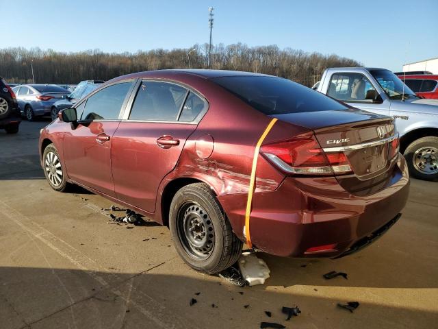 Photo 2 from auction – 2014 HONDA CIVIC LX with VIN 19XFB2F54EE034850