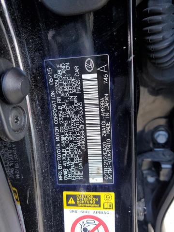 Photo 13 from auction – 2015 LEXUS CT 200 with VIN JTHKD5BH2F2243365