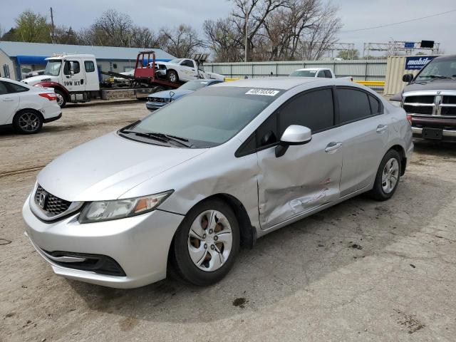 HONDA CIVIC LX 2013 with VIN 19XFB2F55DE011804 - Photo from auction
