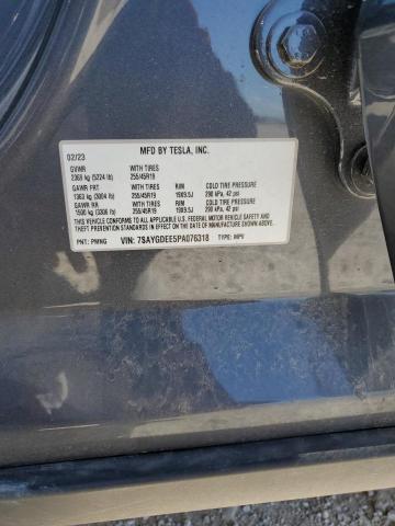 Photo 13 from auction – 2023 TESLA MODEL Y with VIN 7SAYGDEE5PA076318