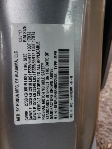 Photo 14 from auction – 2017 HONDA ODYSSEY EX with VIN 5FNRL5H63HB022463