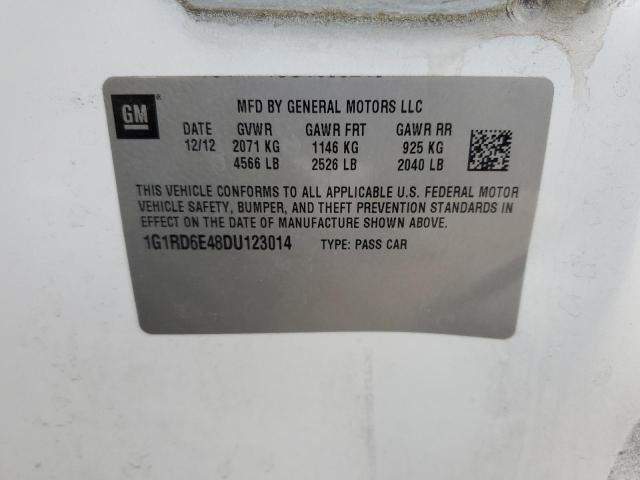 Photo 13 from auction – 2013 CHEVROLET VOLT with VIN 1G1RD6E48DU123014