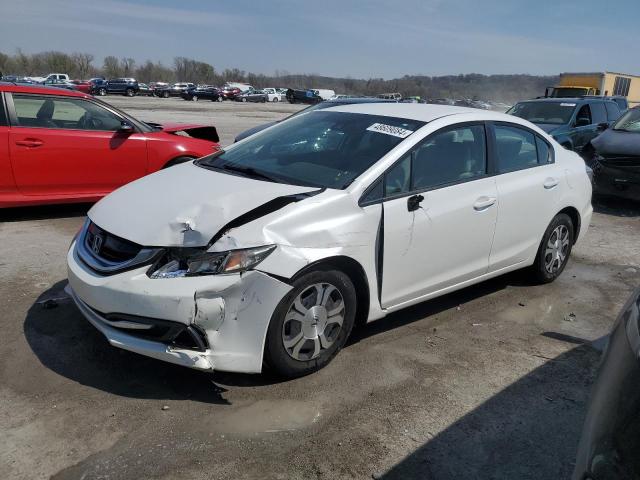 Photo 1 from auction – 2013 HONDA CIVIC HYBR with VIN 19XFB4F28DE001365