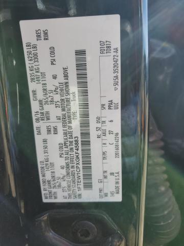 Photo 12 from auction – 2016 FORD F150 SUPER with VIN 1FTEW1CPXGKF45883