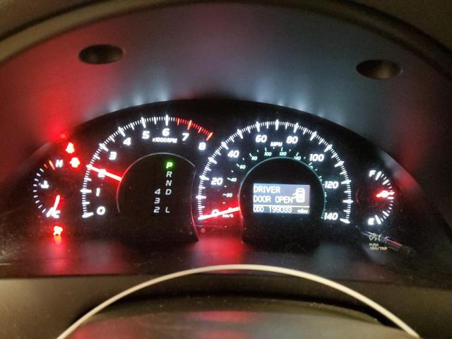Photo 9 from auction – 2009 TOYOTA CAMRY BASE with VIN 4T4BE46K69R097447