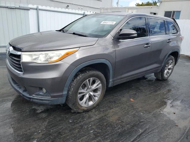 TOYOTA HIGHLANDER 2014 with VIN 5TDZKRFH4ES004611 - Photo from auction