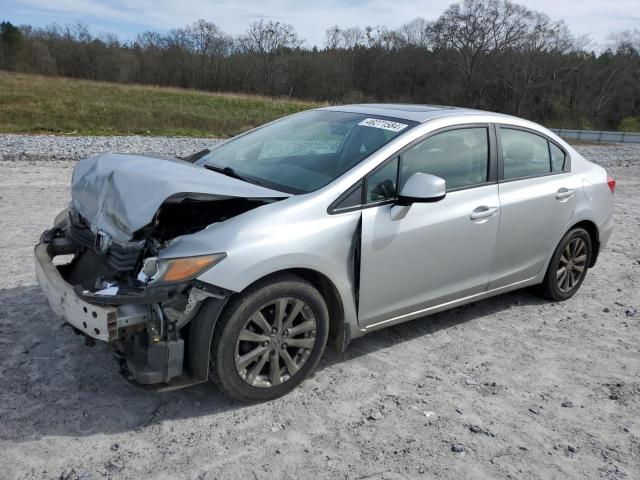 HONDA CIVIC EXL 2012 with VIN 2HGFB2F99CH321770 - Photo from auction