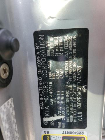 Photo 13 from auction – 2015 KIA SPORTAGE L with VIN KNDPB3AC8F7747638
