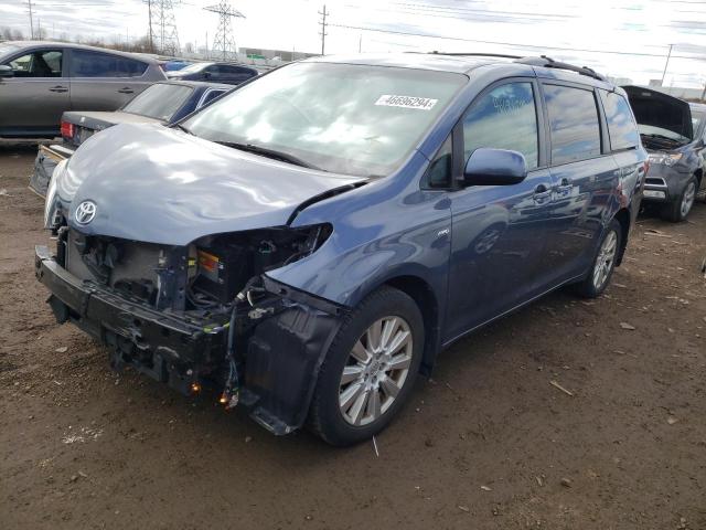 TOYOTA SIENNA LE 2017 with VIN 5TDJZ3DC1HS179643 - Photo from auction