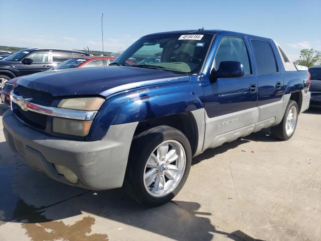 CHEVROLET AVALANCHE 2002 with VIN 3GNEC13T82G186546 - Photo from auction