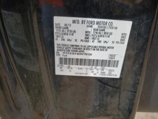 Photo 13 from auction – 2013 FORD F150 SUPER with VIN 1FTFX1EF4DKF76130