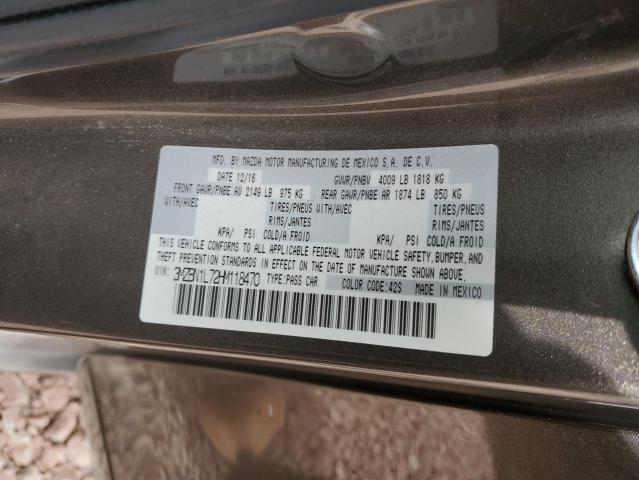 Photo 12 from auction – 2017 MAZDA 3 TOURING with VIN 3MZBN1L72HM118470