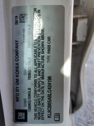 Photo 12 from auction – 2020 CHEVROLET SPARK LS with VIN KL8CB6SA8LC424196