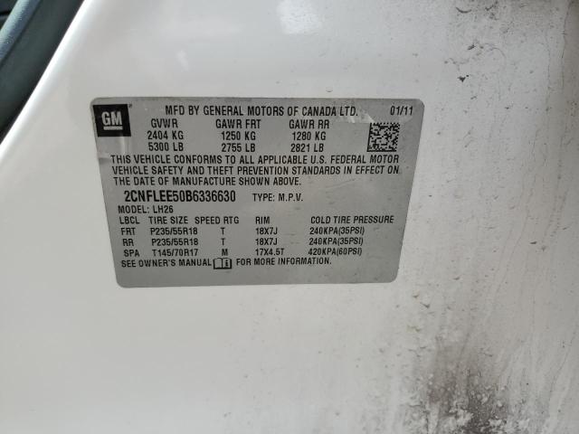 صورة رقم 12 من المزاد - 2011 CHEVROLET EQUINOX LT مع VIN 2CNFLEE50B6336630