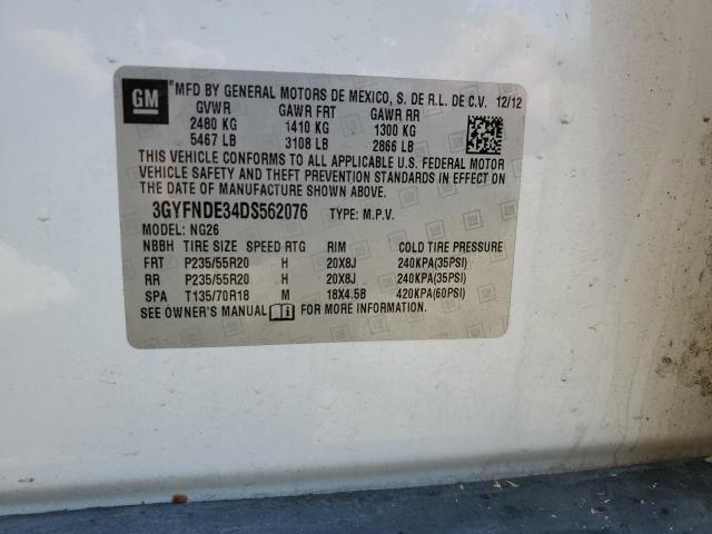 Photo 12 from auction – 2013 CADILLAC SRX PERFOR with VIN 3GYFNDE34DS562076