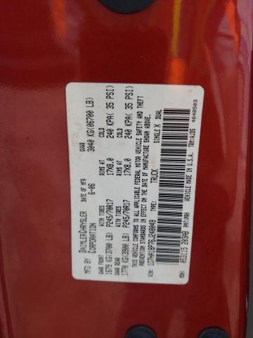 Photo 13 from auction – 2006 DODGE RAM 1500 S with VIN 1D7HA18P76J248049