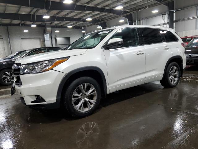 TOYOTA HIGHLANDER 2015 with VIN 5TDBKRFHXFS222961 - Photo from auction