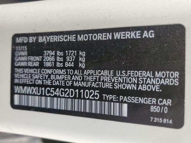 Photo 12 from auction – 2016 MINI COOPER with VIN WMWXU1C54G2D11025