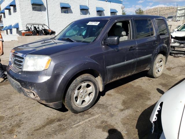 HONDA PILOT LX 2015 with VIN 5FNYF4H29FB015072 - Photo from auction