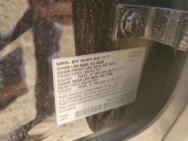 Photo 14 from auction – 2018 AUDI Q7 PRESTIG with VIN WA1VAAF72JD027895