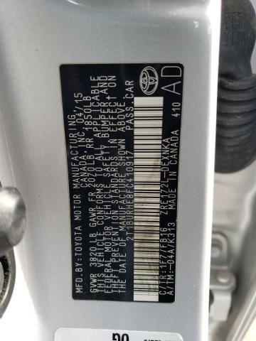 Photo 13 from auction – 2015 TOYOTA COROLLA L with VIN 2T1BURHE8FC410917